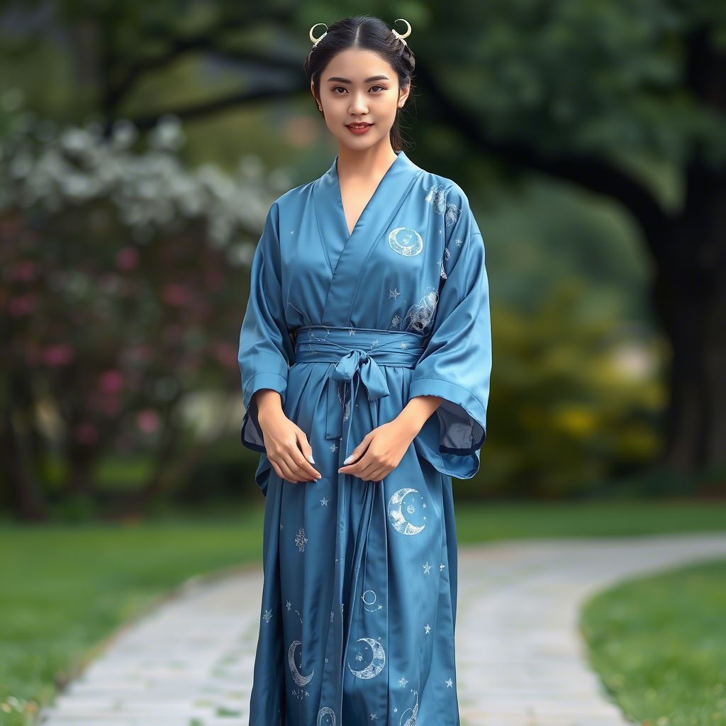 Celestial Kimono Gown