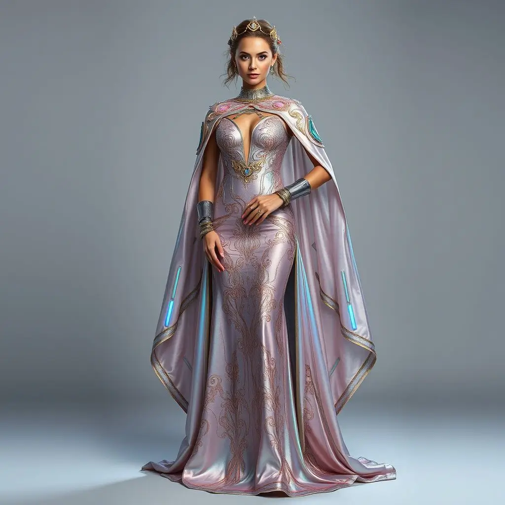 Galactic Queen Cape & Dress