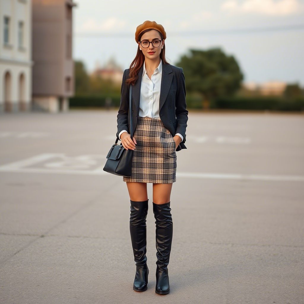 Preppy Academia Look