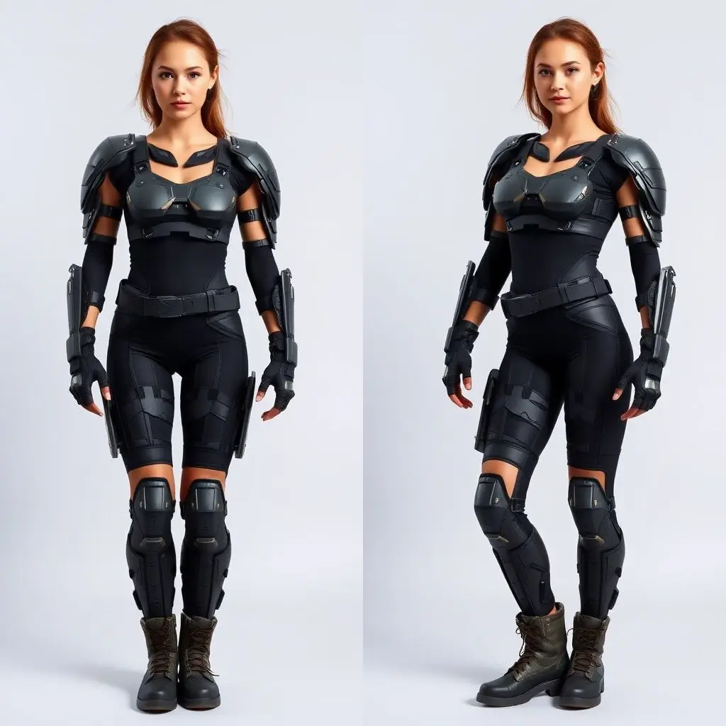 High-Tech Exoskeleton Suit