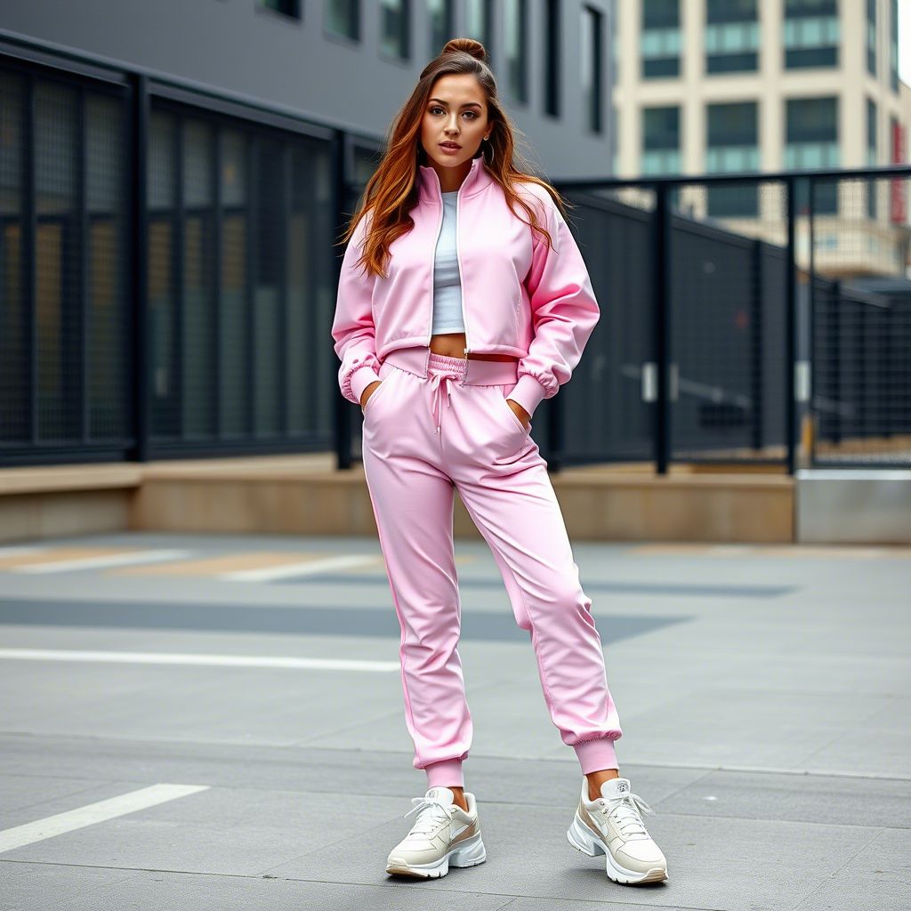 80s matching tracksuit and velour set athleisure fashion trend