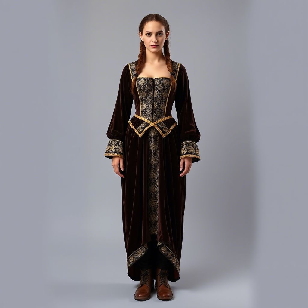 Medieval Renaissance-Inspired Gown