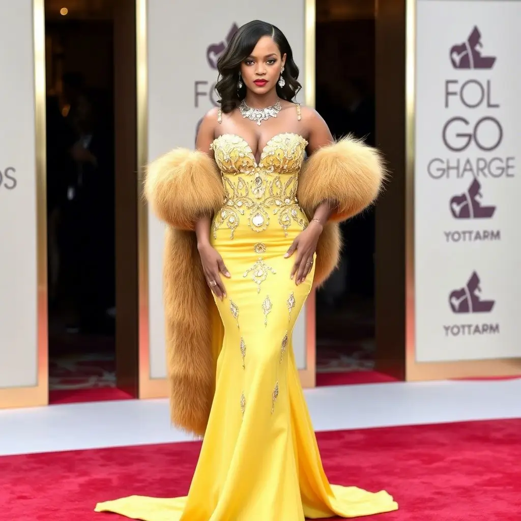 Rihanna’s Red Carpet Drama