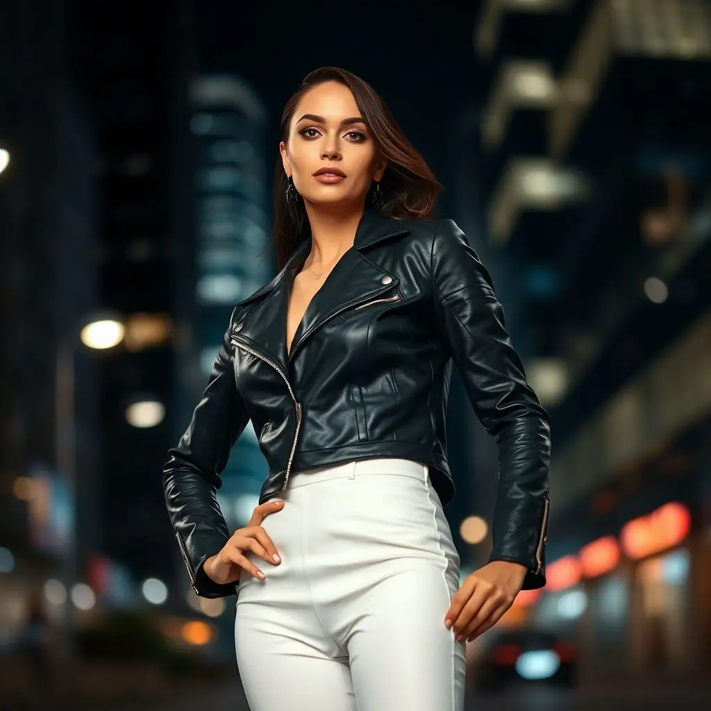 best leather jacket for body type